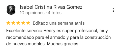 Reseña de cliente 8
